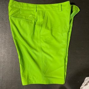 Adidas mens golf shorts size 36 green
